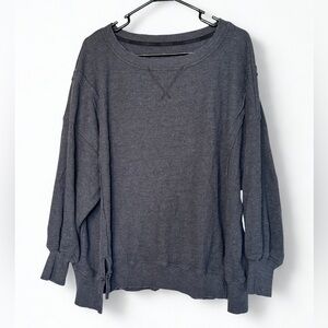 American Eagle Outfitters Charcoal Knit Pullover